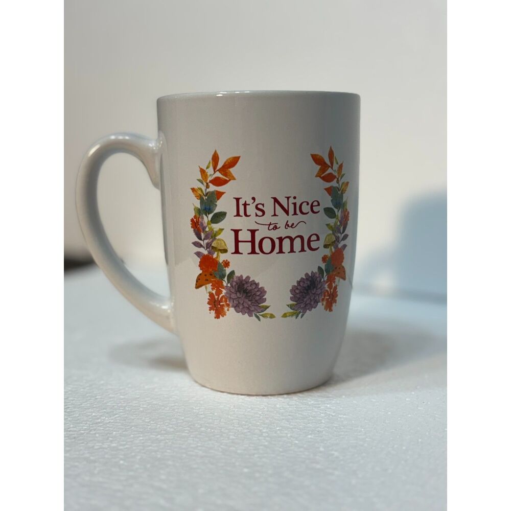 Royal Norfolk Coffee Mug Its Nice To Be Home Fall Floral
